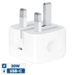 شارژر دیواری 20 وات اپل مدل 20W USB-C با درگاه USB Type-C، شارژ سریع