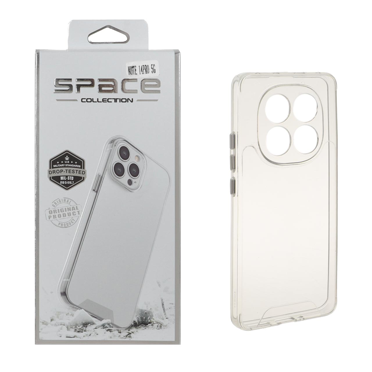 1503260 قاب اورجینال Space مدل Xiaomi Redmi Note 14 Pro 4G (پک دار) - Image 1